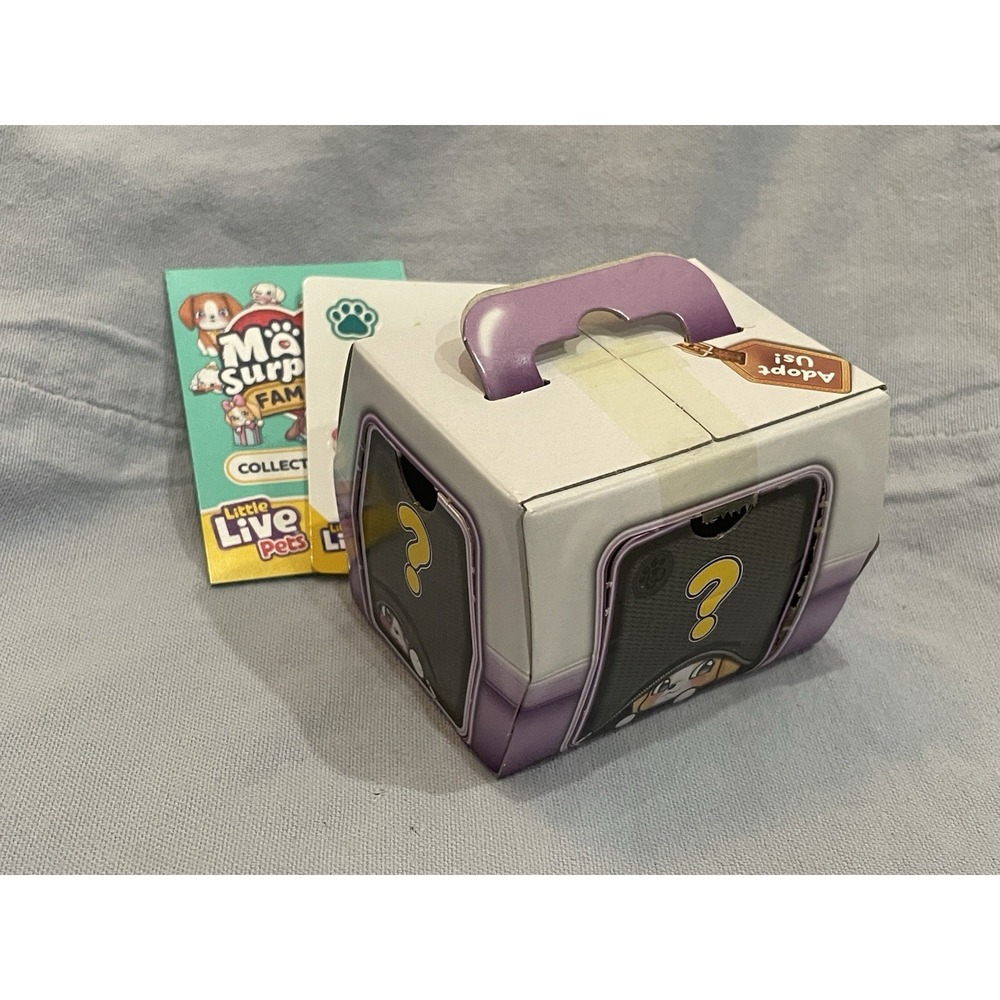 NEW Open Box Little Live Pets Mama Surprise Families Adoption Pack 3 Dogs